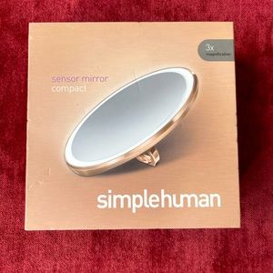 New Simple human compact sensor mirror 3x in sold out HTF rose gold